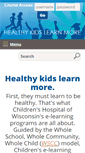 Mobile Screenshot of healthykidslearnmore.com